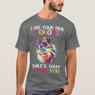 Autismus Bewusstsein, ich sehe Ihre wahren Farben  T-Shirt