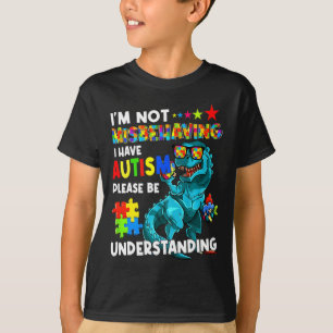 Autismus-Bewusstsein Ich verhalte mich nicht falsc T-Shirt
