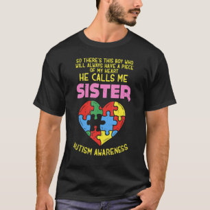 Autismus-Bewusstsein Junge Stück meines Herzens Sc T-Shirt