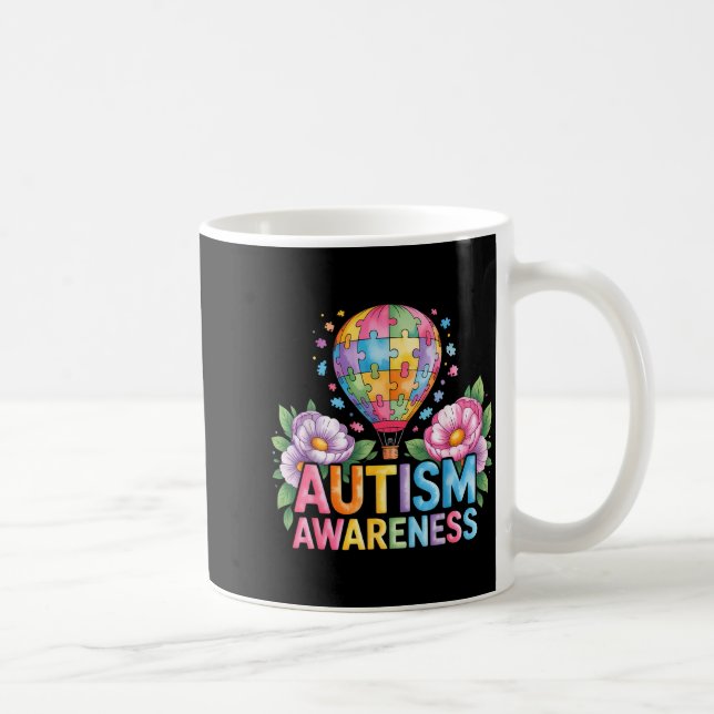 Autismus-Bewusstsein Kaffeetasse (Rechts)