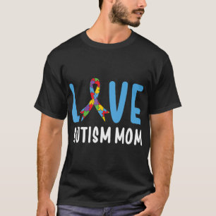 Autismus-Bewusstsein Liebe Autismus Mama Mutter Fr T-Shirt