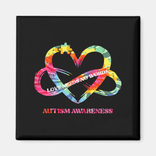 Autismus-Bewusstsein Liebe Braucht Keine Worte Her Magnet
