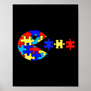 Autismus-Bewusstsein Lustiges Autismus-Puzzleteil Poster