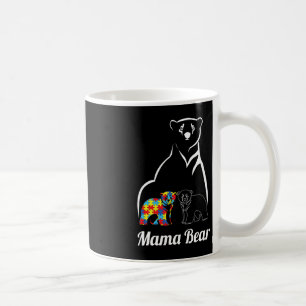 Autismus Bewusstsein Mama Bären Mama Autistisches  Kaffeetasse