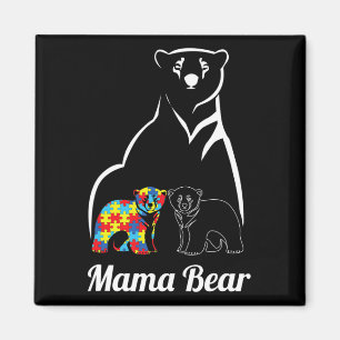 Autismus Bewusstsein Mama Bären Mama Autistisches Magnet