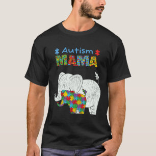 Autismus-Bewusstsein Mama Stolz Autistische Tochte T-Shirt