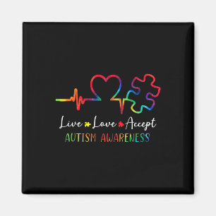 Autismus Bewusstsein Männer Frauen Kinder leben Li Magnet