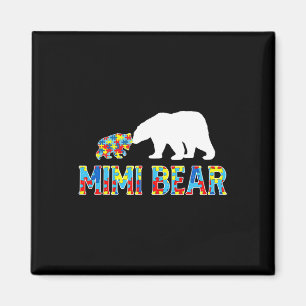 Autismus Bewusstsein Mimi Bären Puzzle Unterstützu Magnet