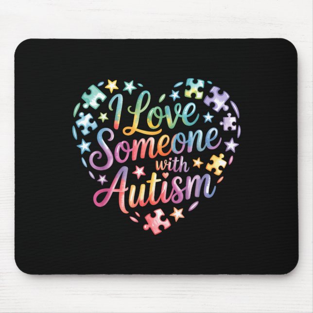 Autismus-Bewusstsein  Mousepad (Vorne)