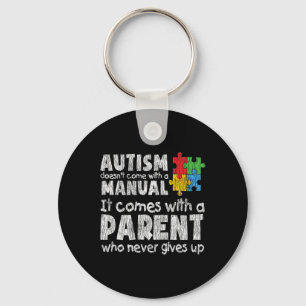 Autismus-Bewusstsein Mutter Vater Eltern Autistisc Schlüsselanhänger