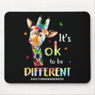 Autismus Bewusstsein Niedlich Giraffe Tier Es ist Mousepad