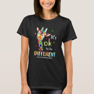 Autismus Bewusstsein Niedlich Giraffe Tier Es ist T-Shirt