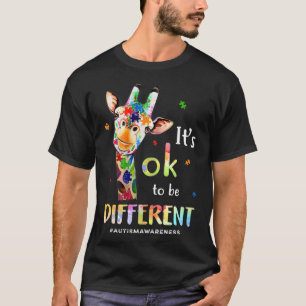 Autismus Bewusstsein Niedlich Giraffe Tier Es ist T-Shirt