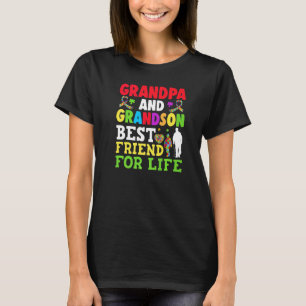Autismus-Bewusstsein Opa Enkel bester Freund für T-Shirt