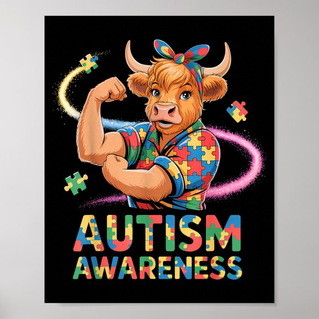 Autismus-Bewusstsein  Poster (Vorne)