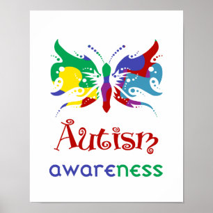 Autismus-Bewusstsein Poster