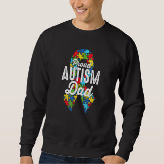 Autismus Bewusstsein Proud Autismus Vater Ribbon P Sweatshirt