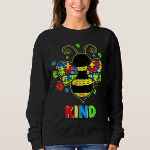 Autismus Bewusstsein Puzzle Biene sein Kind Autist Sweatshirt