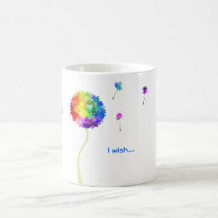 Autismus-Bewusstsein-Puzzle Löwenzahn-Wünsche Tasse