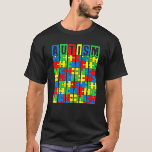 Autismus Bewusstsein Puzzle Piece Autistic Boys Gi T-Shirt