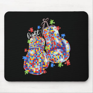 Autismus Bewusstsein Puzzle Piece Boxhandschuhe Mä Mousepad