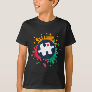 Autismus Bewusstsein Puzzle Piece Liebe Autistisch T-Shirt