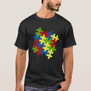 Autismus-Bewusstsein Puzzleteile Case 2 T-Shirt