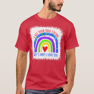 Autismus Bewusstsein Rainbow Puzzle I See Your T T-Shirt