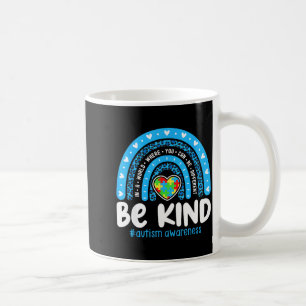 Autismus-Bewusstsein Regenbogen Im April Tragen Wi Kaffeetasse