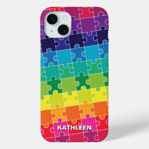 Autismus-Bewusstsein Regenbogen-Puzzleteile Case-Mate iPhone Hülle
