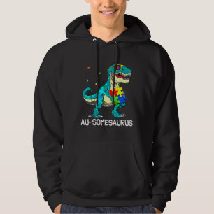 Autismus Bewusstsein Rex Dinosaur Au Somesaurus Hoodie