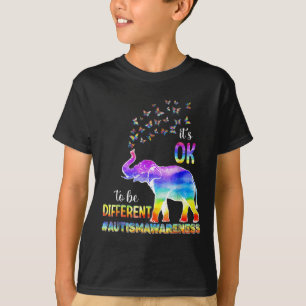 Autismus-Bewusstsein Schmetterling Elefant Es ist T-Shirt