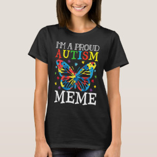 Autismus Bewusstsein Schmetterling Ich bin ein sto T-Shirt