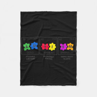 Autismus-Bewusstsein Seltene Starke Begabung 2  Fleecedecke