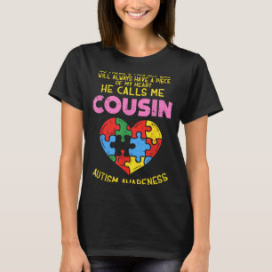 Autismus-Bewusstsein-Shirt Cousin Stück meines Her T-Shirt