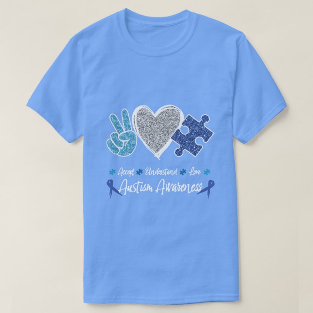 Autismus-Bewusstsein-Shirt T-Shirt (Design vorne)