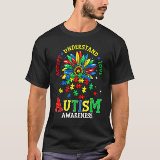 Autismus-Bewusstsein-Shirts Akzeptieren Verstehen  T-Shirt