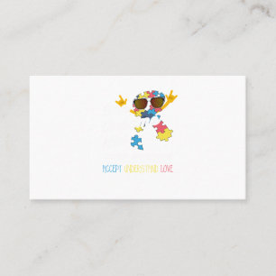 Autismus Bewusstsein Shirts Autismus Shirts für P Visitenkarte