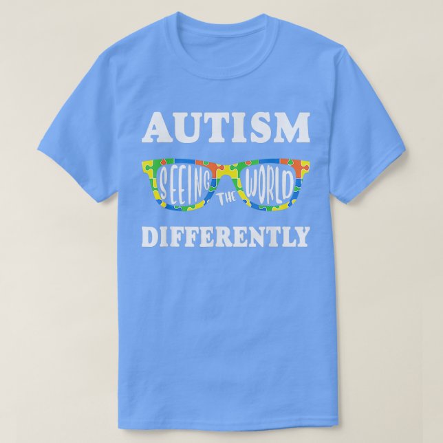Autismus Bewusstsein Shirts Männer Frauen Kinder P (Design vorne)