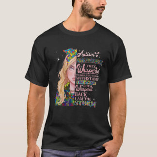 Autismus Bewusstsein sie flüsterten ihr Autismus G T-Shirt