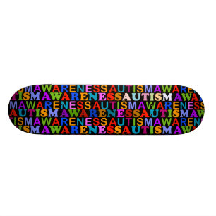 Autismus-Bewusstsein Skateboard