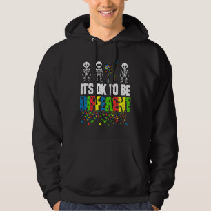 Autismus Bewusstsein Skelett Es X27 s Ok zu unters Hoodie