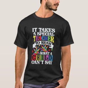 Autismus-Bewusstsein Sonderpädagogik-Lehrer 1 T-Shirt