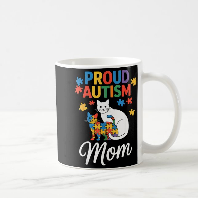 Autismus-Bewusstsein stolz Autismus-Mama  Kaffeetasse (Rechts)