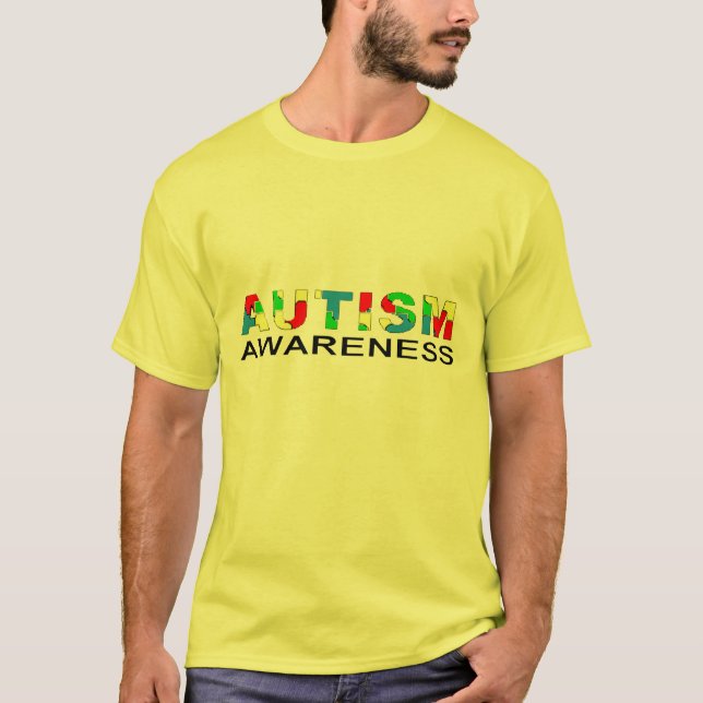 Autismus-Bewusstsein T-Shirt (Vorderseite)