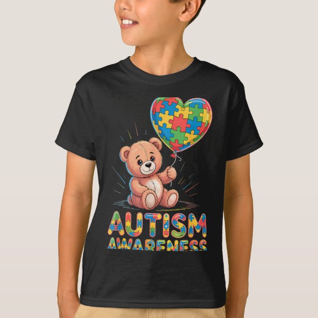 Autismus-Bewusstsein  T-Shirt (Vorderseite)