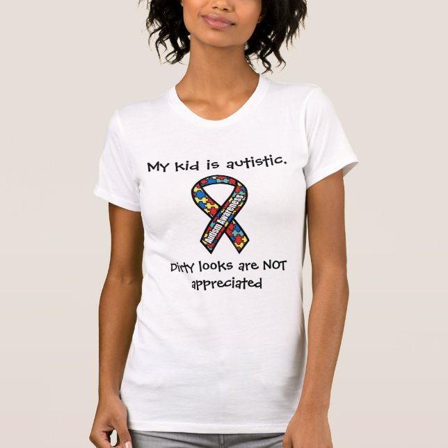 Autismus-Bewusstsein T-Shirt (Vorderseite)