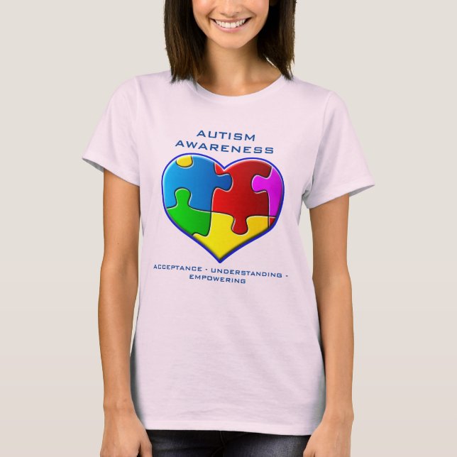 Autismus-Bewusstsein T-Shirt (Vorderseite)