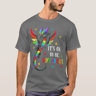 Autismus Bewusstsein Tag Drachen Geschenk, ist es  T-Shirt