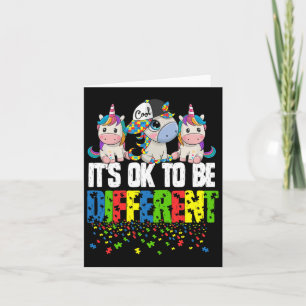 Autismus-Bewusstsein Tag Einhorn Geschenk Karte